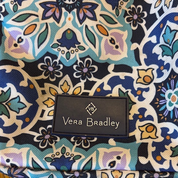 Vera Bradley Blue and Green Patterned Crossbody - Picture 2 of 5